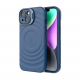 Comet Blue - TitanShield Wave Silicone Magsafe Back Case for iPhone 13