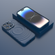Comet Blue - TitanShield Wave Silicone Magsafe Back Case for iPhone 14 Pro Max
