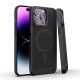 Premium Ultra Slim Mesh Design Shockproof (Black) Magsafe Back Case for iPhone 14 Pro Max