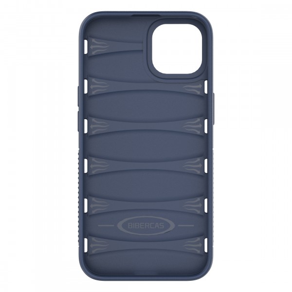 Comet Blue - Premium Soft Heat Dissipation Breathable Silicone Back Case for iPhone 14