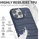 Comet Blue - Premium Soft Heat Dissipation Breathable Silicone Back Case for iPhone 14 Pro Max