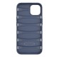 Comet Blue - Premium Soft Heat Dissipation Breathable Silicone Back Case for iPhone 15