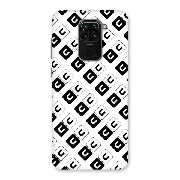 CoversCart Diagonal Banner Back Case for Redmi Note 9