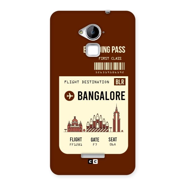 Bangalore Boarding Pass Back Case for Coolpad Note 3