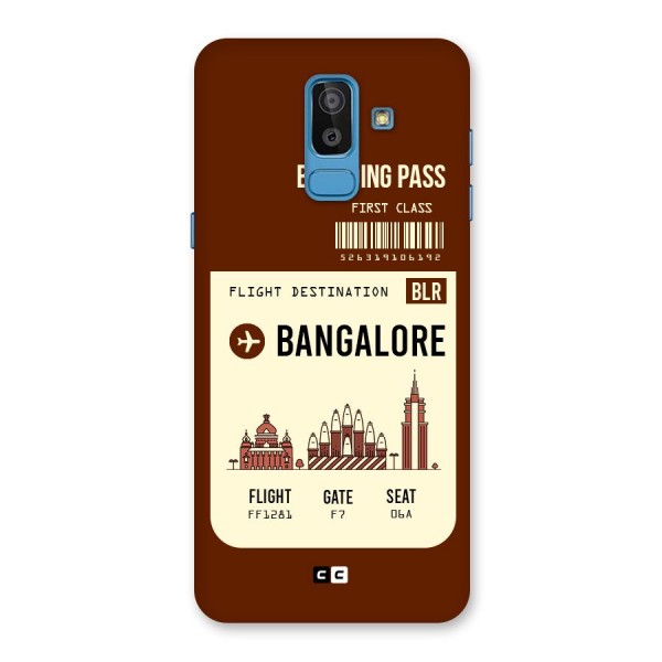 Bangalore Boarding Pass Back Case for Galaxy On8 (2018)
