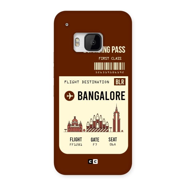 Bangalore Boarding Pass Back Case for HTC One M9