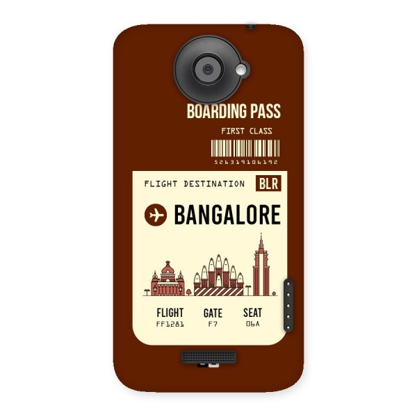 Bangalore Boarding Pass Back Case for HTC One X
