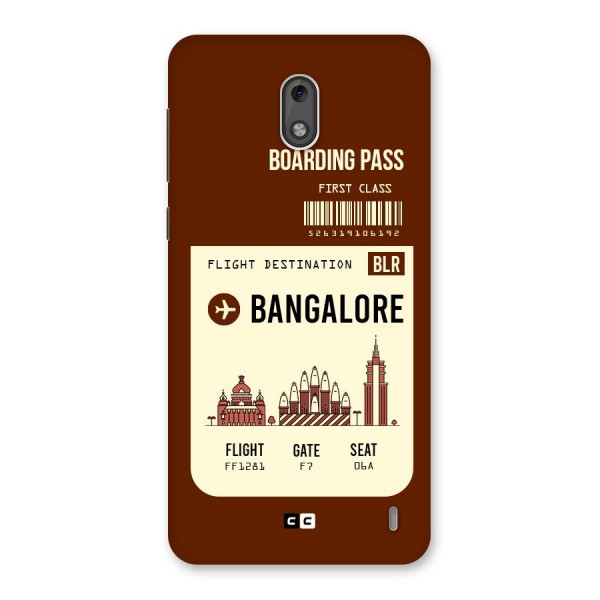 Bangalore Boarding Pass Back Case for Nokia 2