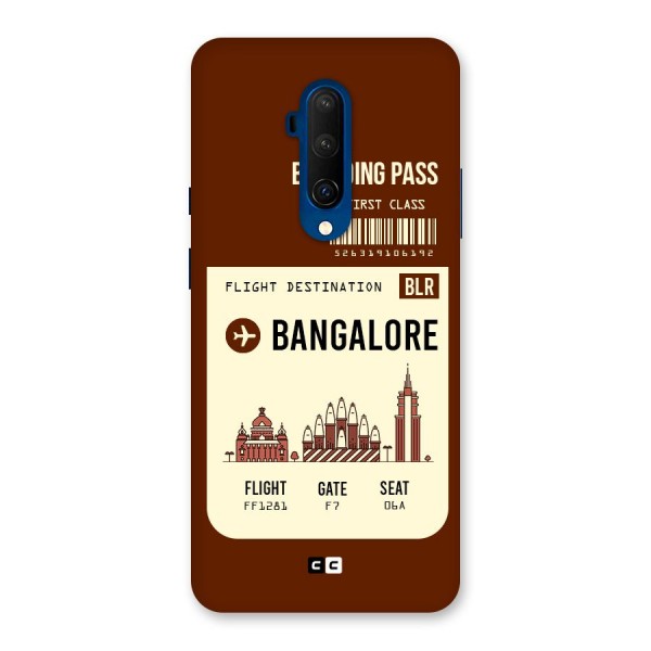 Bangalore Boarding Pass Back Case for OnePlus 7T Pro