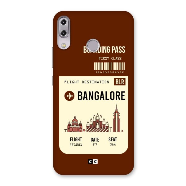Bangalore Boarding Pass Back Case for Zenfone 5Z