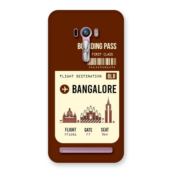 Bangalore Boarding Pass Back Case for Zenfone Selfie