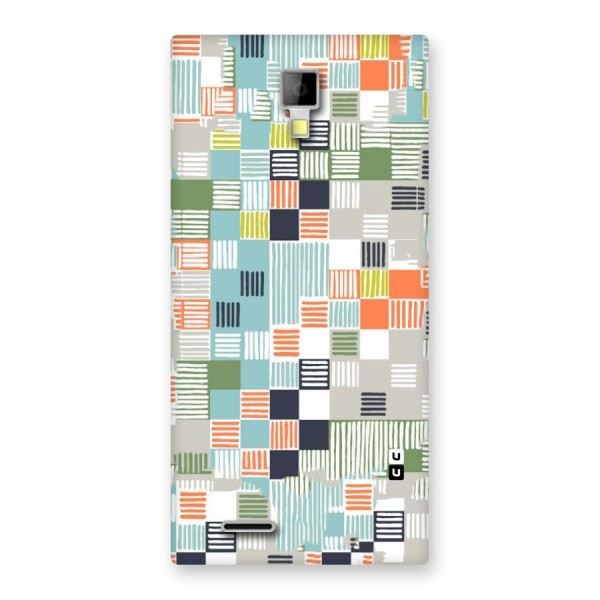 Tiny Boxes Stripes Back Case for Micromax Canvas Xpress A99