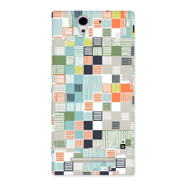 Tiny Boxes Stripes Back Case for Sony Xperia C3